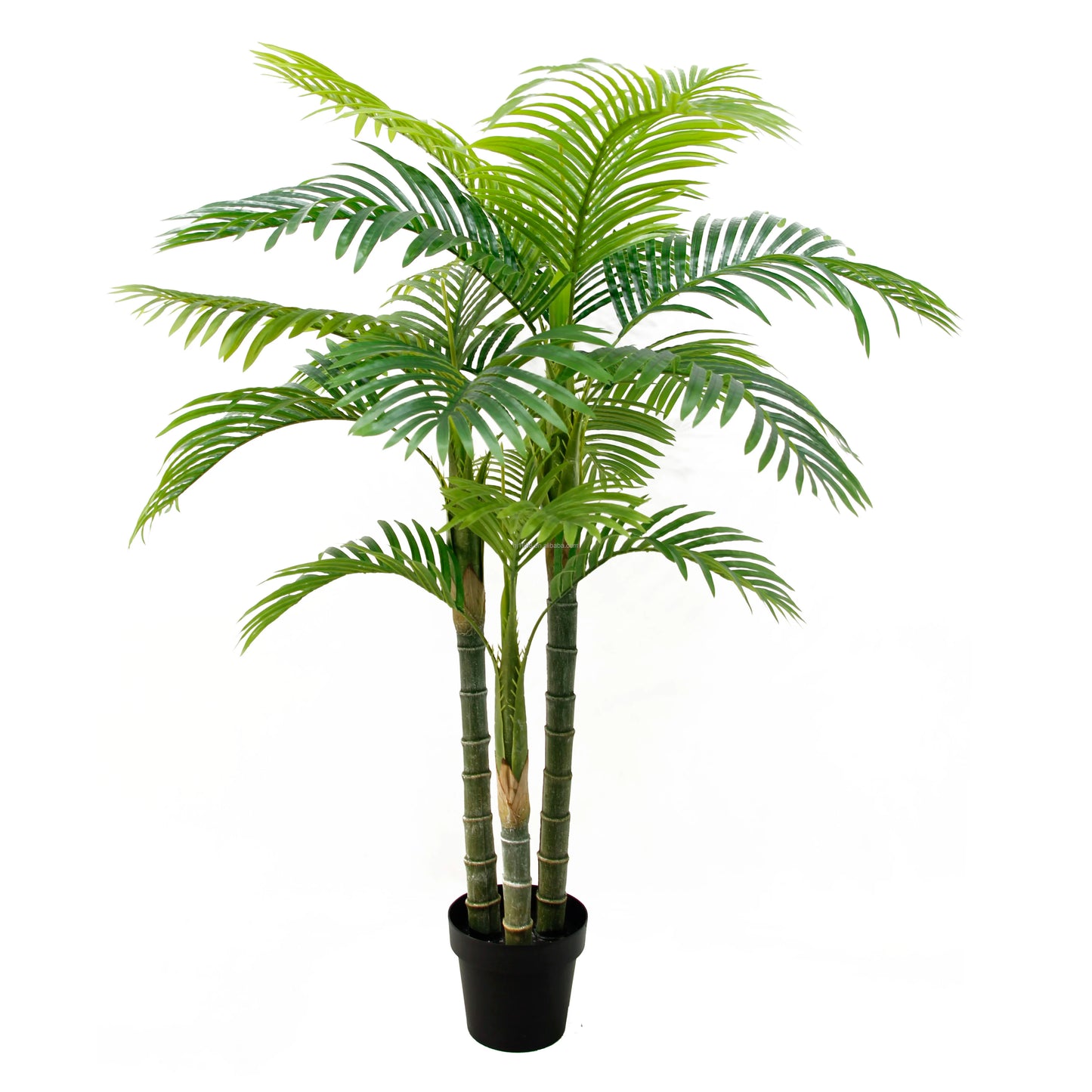 210cm 7ft High Simulation 3 Trunks 27 Leaves Plastic Tropical Areca Palm Plant China Manufacturer UV Proof Artificial Palm Tree Yooly Plants - YL3001