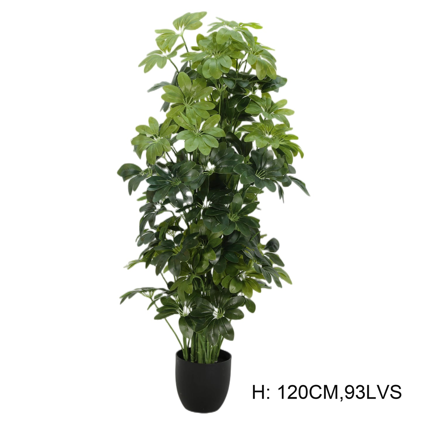 Factory Cheap 150CM 5FT High Simulation Artificial Schefflera Arboricola Fake Umbrella Tree Indoor Decorative Evergreen Tree Yooly Plants - YL08015