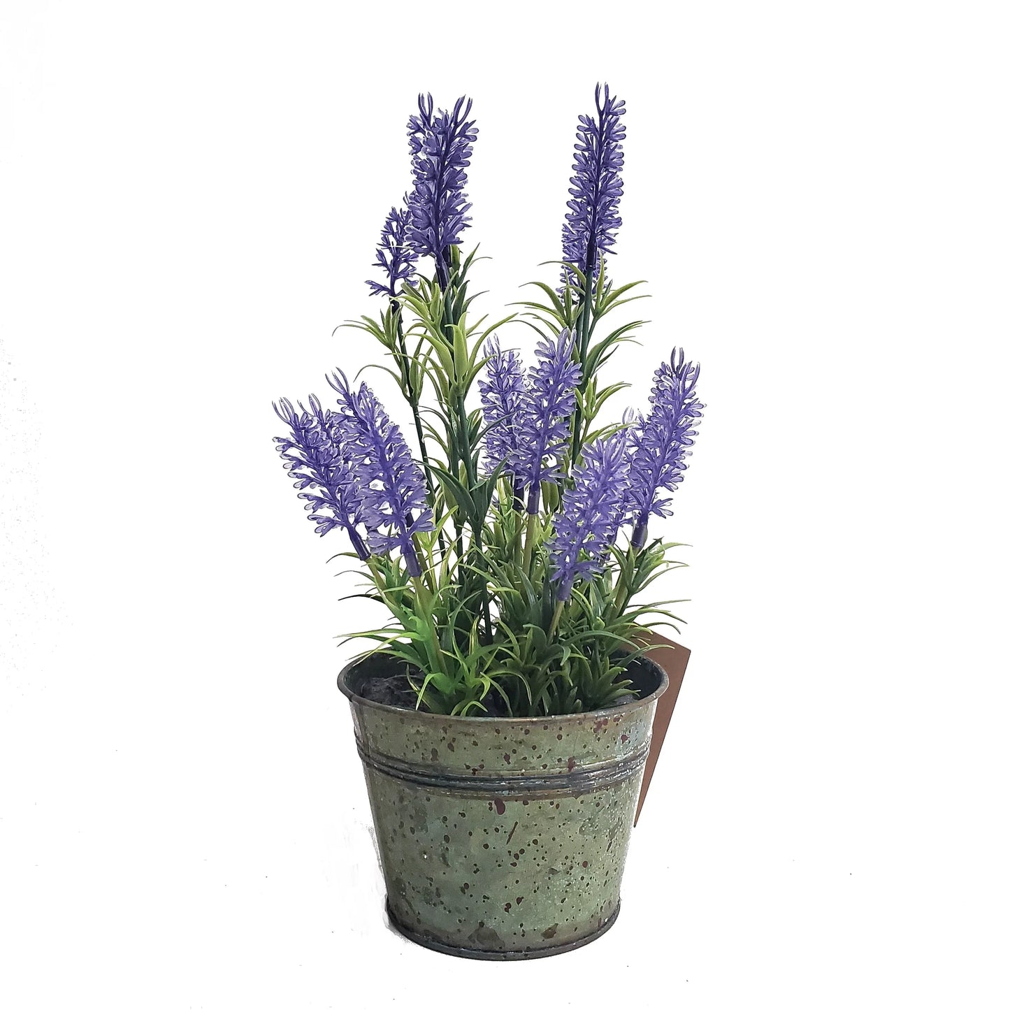 Plastic Plants for Home Artificial Bonsai Office Decor Ceramics Cement Semi-round Pot Lavender Artificial Flower Yooly Plants - YLS0009