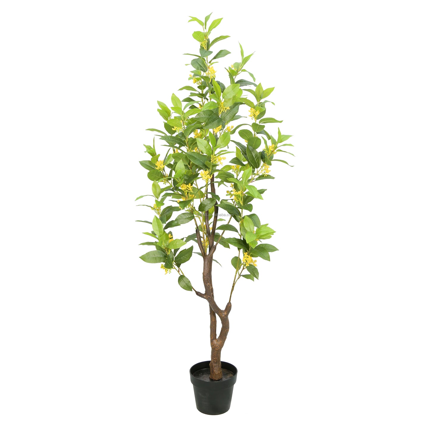 Factory Direct Sale 180CM 6FT Faux Flower Tree Evergreen Artificial Osmanthus Fragrans Sweet Olive Tree For Home Office Decor Yooly Plants - YL0708