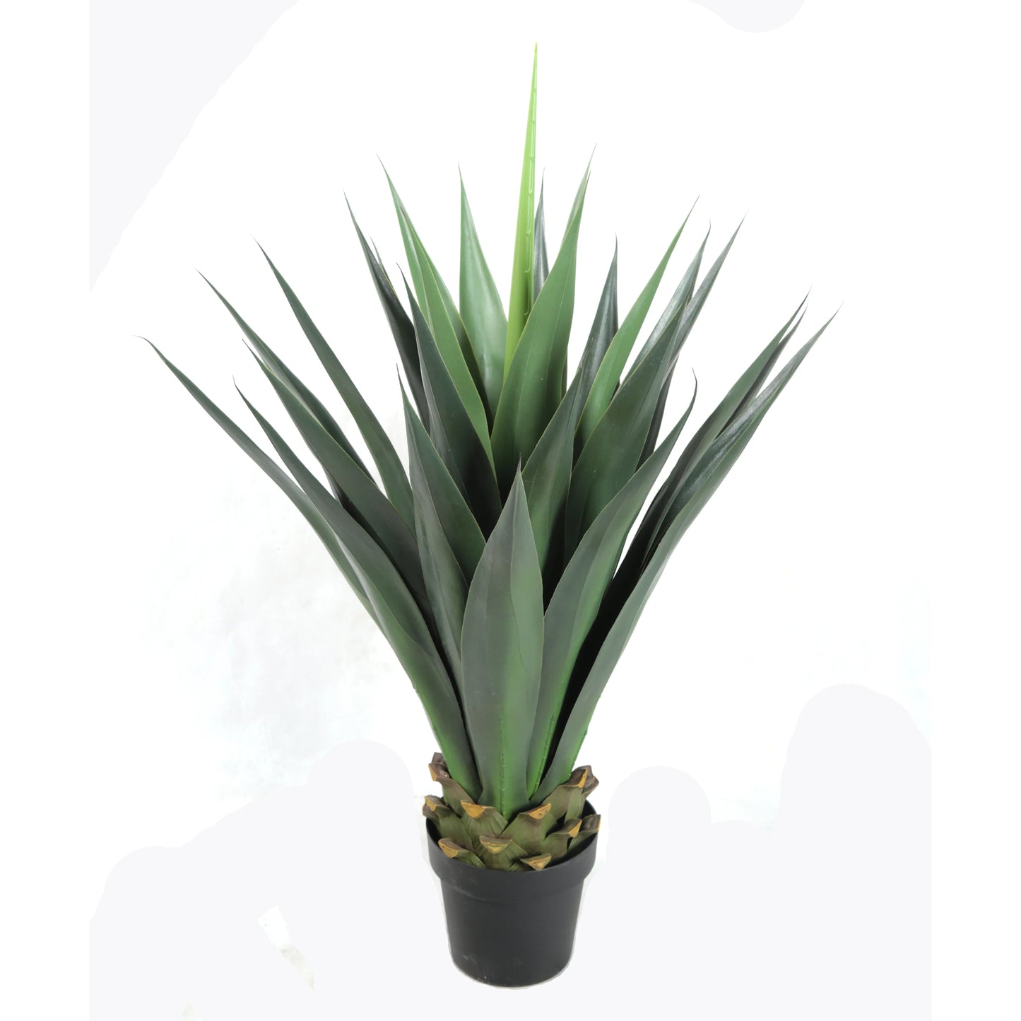 Outdoor 105CM 31 Leaves Faux Agave Sisalana Tropical Potted Bonsai Artificial Tree Fake Yucca Plants Decoration Yooly Plants - YL0312