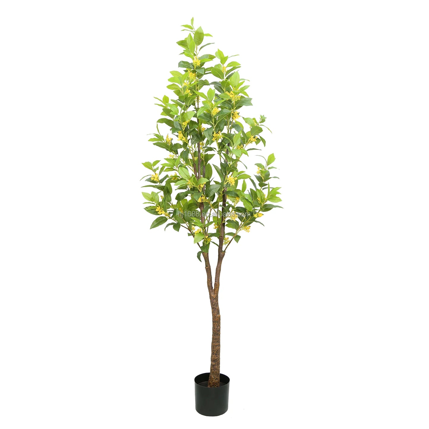 Factory Direct Sale 180CM 6FT Faux Flower Tree Evergreen Artificial Osmanthus Fragrans Sweet Olive Tree For Home Office Decor Yooly Plants - YL0708