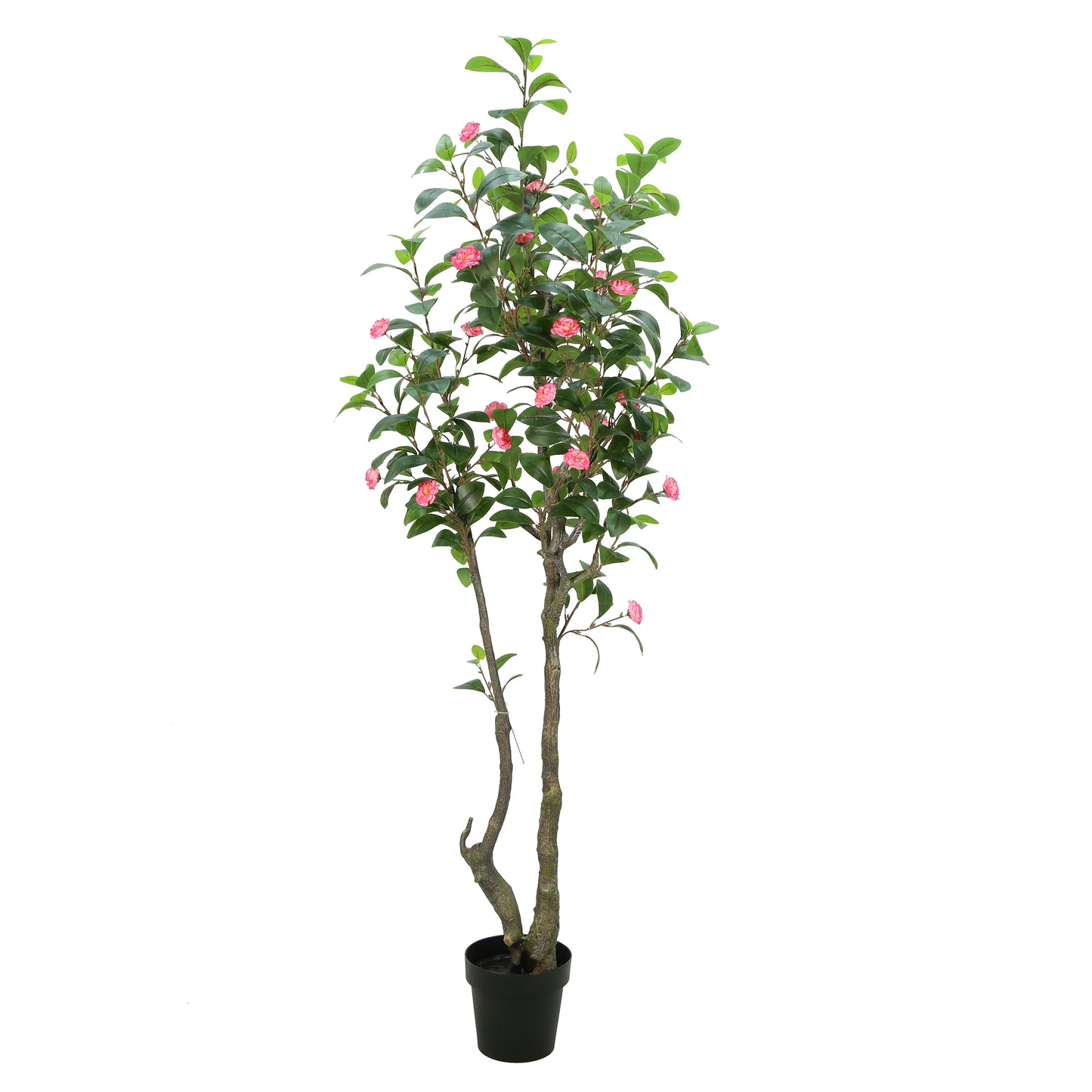 120CM 4FT High Quality Faux Decorative Plant Artificial Camellia Japonica Tree With Pink or White Flowers Yooly Plants - YL12191