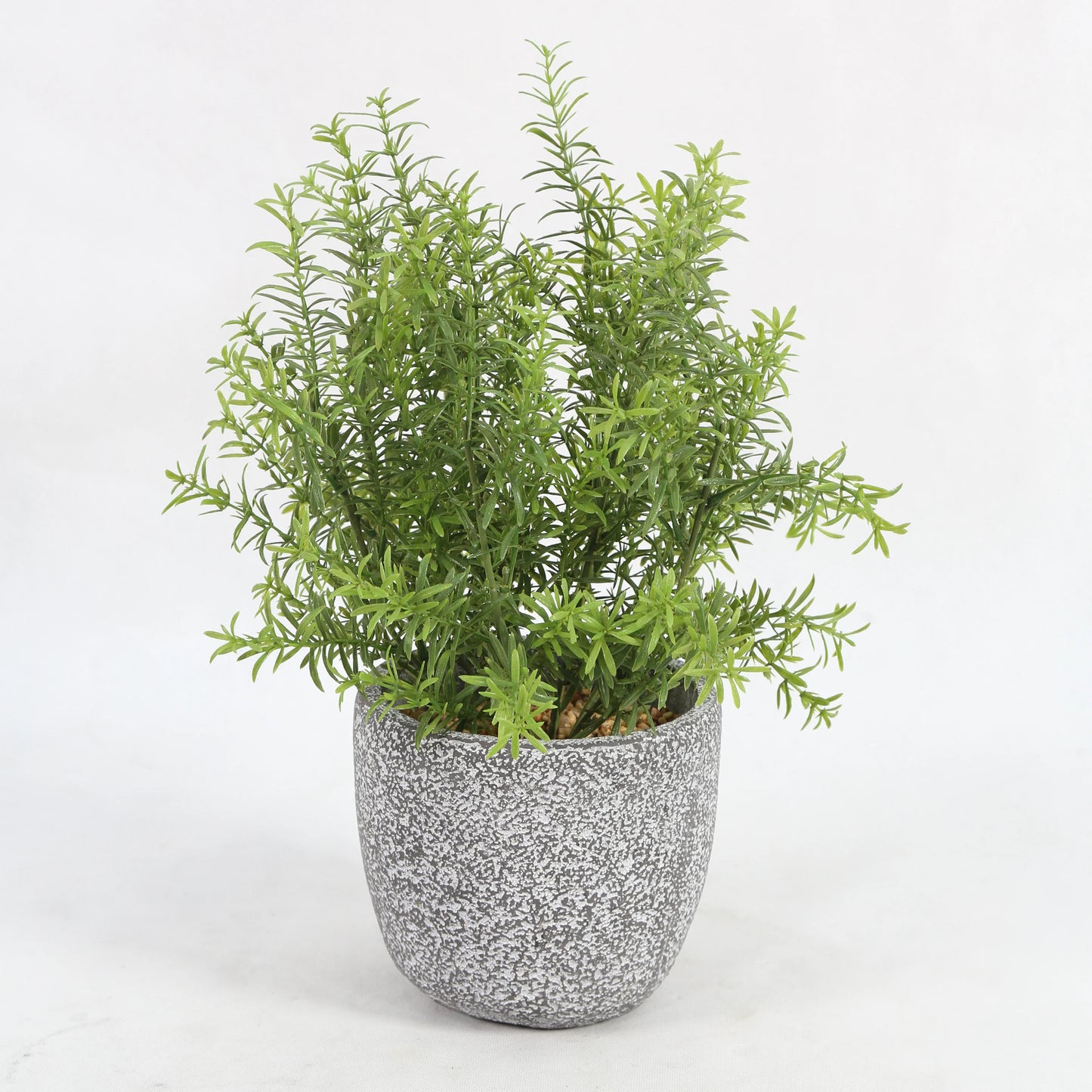 Set of 3 Mini Potted Plastic Faux Plants Office Table Decorative Rosemary Bonsai Artificial Eucalyptus Plants Yooly Plants - YL09996