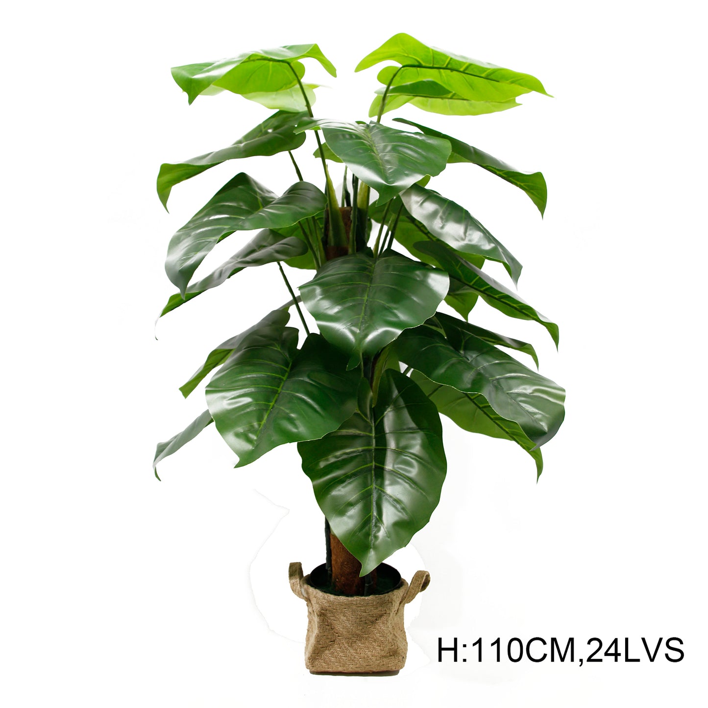 Factory Direct Supply 190CM 32 Leaves Green Faux Potted Bonsai Plant Artificial Calathea For Home Office Living Room Art Decor Yooly Plants - YL0621