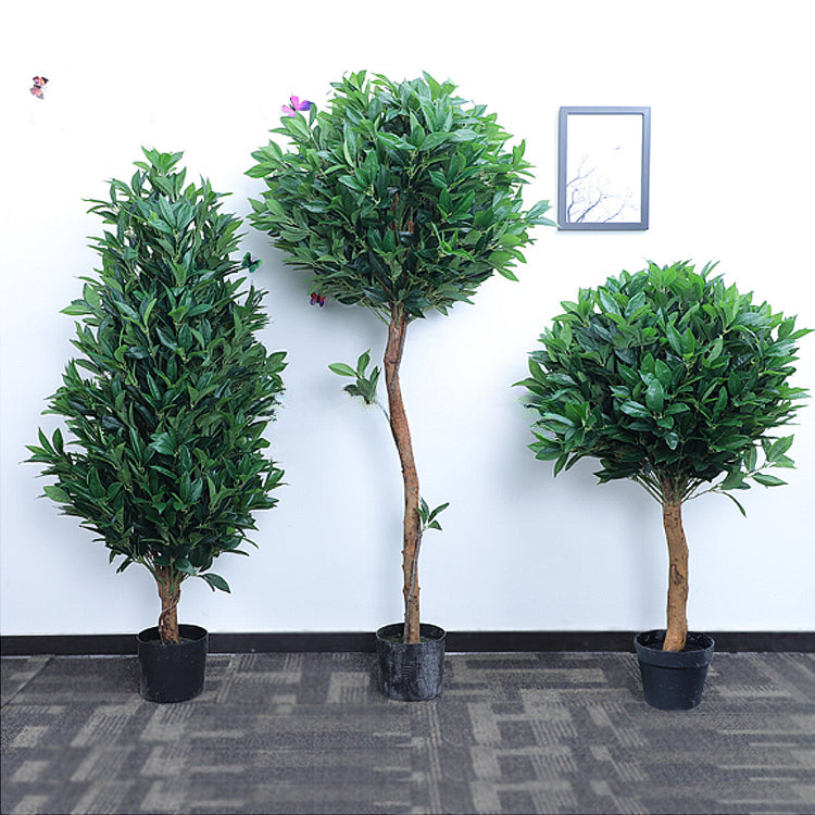 Artificial Plants Wholesale High Simulation Beautiful Bonsai Topiary Fake Bay Leaf Laurel Tree Yooly Plants - YL07769