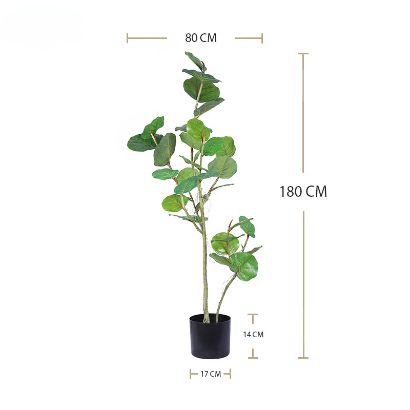 Customization  Multi Sized Artificial Bonsai Tree Decor Artificial Plant Artificial Coccolobus Uvifera Plant Yooly Plants - YL025068