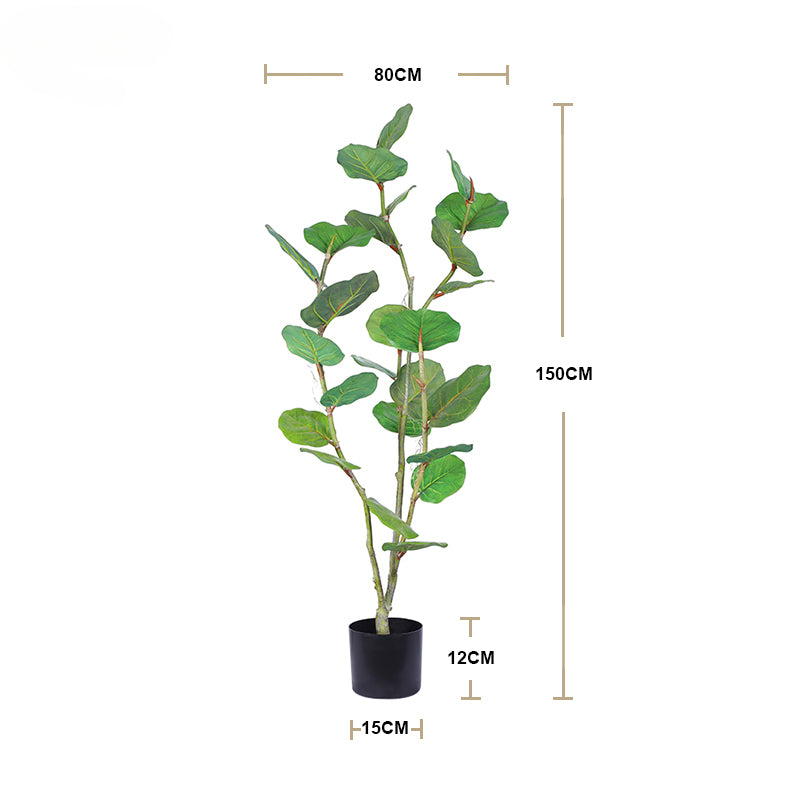 Customization  Multi Sized Artificial Bonsai Tree Decor Artificial Plant Artificial Coccolobus Uvifera Plant Yooly Plants - YL025068