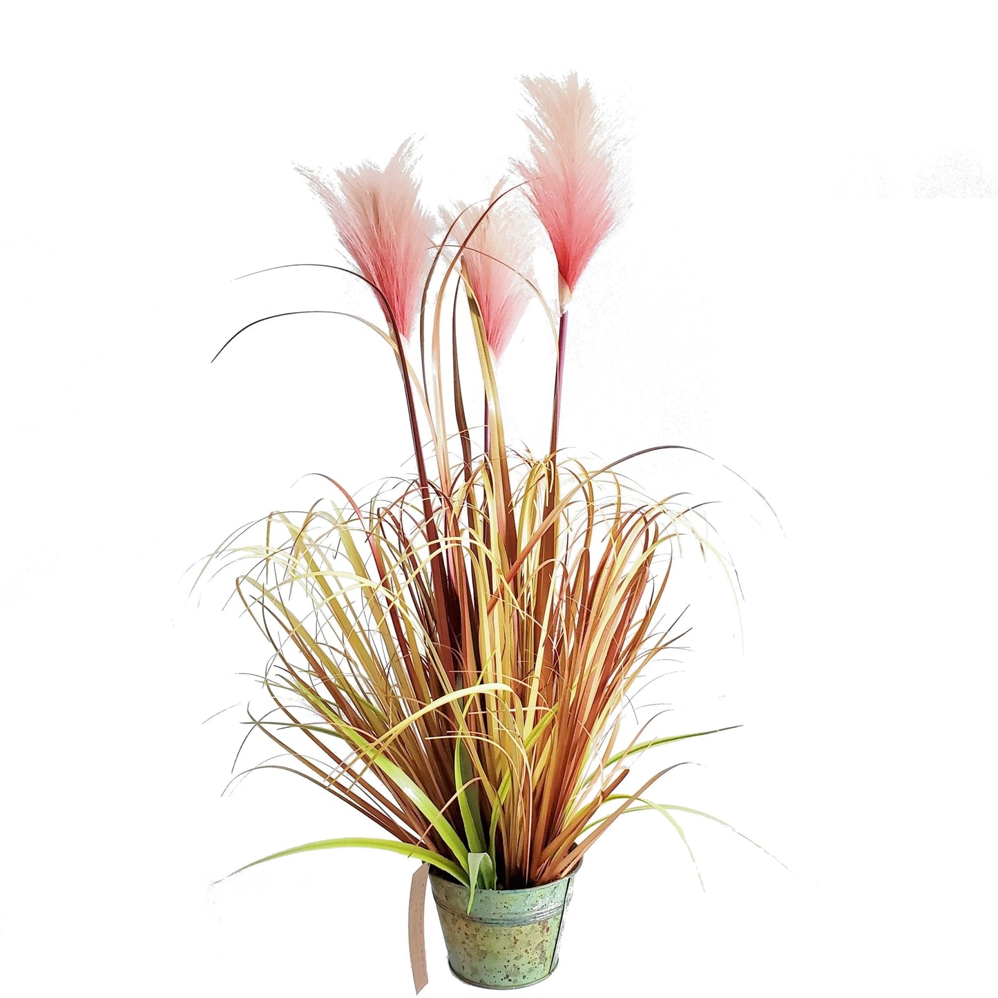 Tall Artificial Setaria Grass in Pot Simulation of Dried Flowers Faux Green PVC Plants Setaria Blume Dogtail Grass Yooly Plant - YLS0032