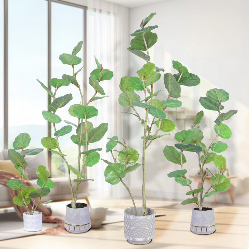 Customization  Multi Sized Artificial Bonsai Tree Decor Artificial Plant Artificial Coccolobus Uvifera Plant Yooly Plants - YL025068