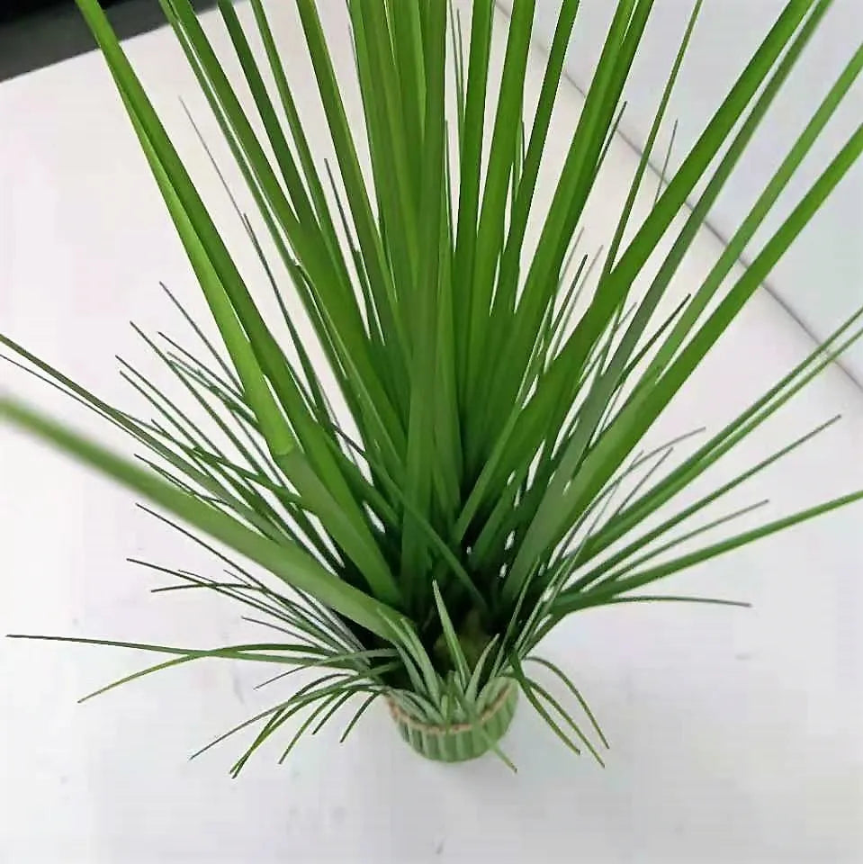 Outdoor UV Resistant Artificial Grass  Artificial Tall Onion Grass for Home Garden Decoration Plastic Yooly Plants - YLS10001