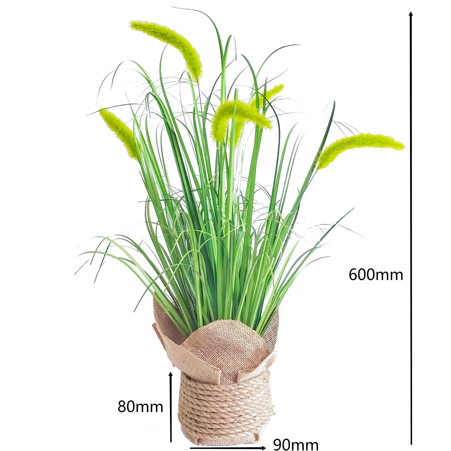 Artificial Potted setaria Grass Greenery Onion Grass Plant for for Home Office Room Decor setaria blume Yooly Plant - YLS0020