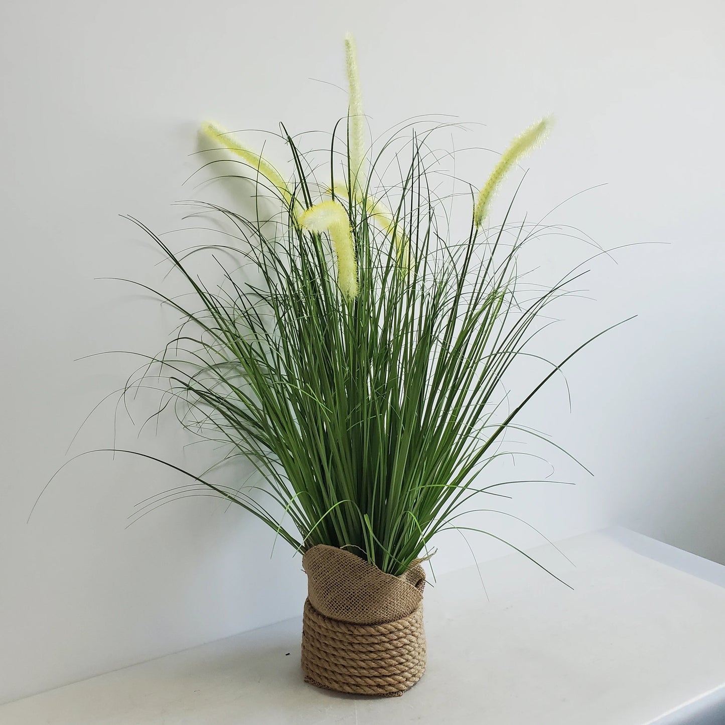 Onion Grass Dog Tail Grass Plant Leaves Plant Decorative Artificial PVC Plastic Foliage Most Popular Indoor Yooly Plants - YLS0032