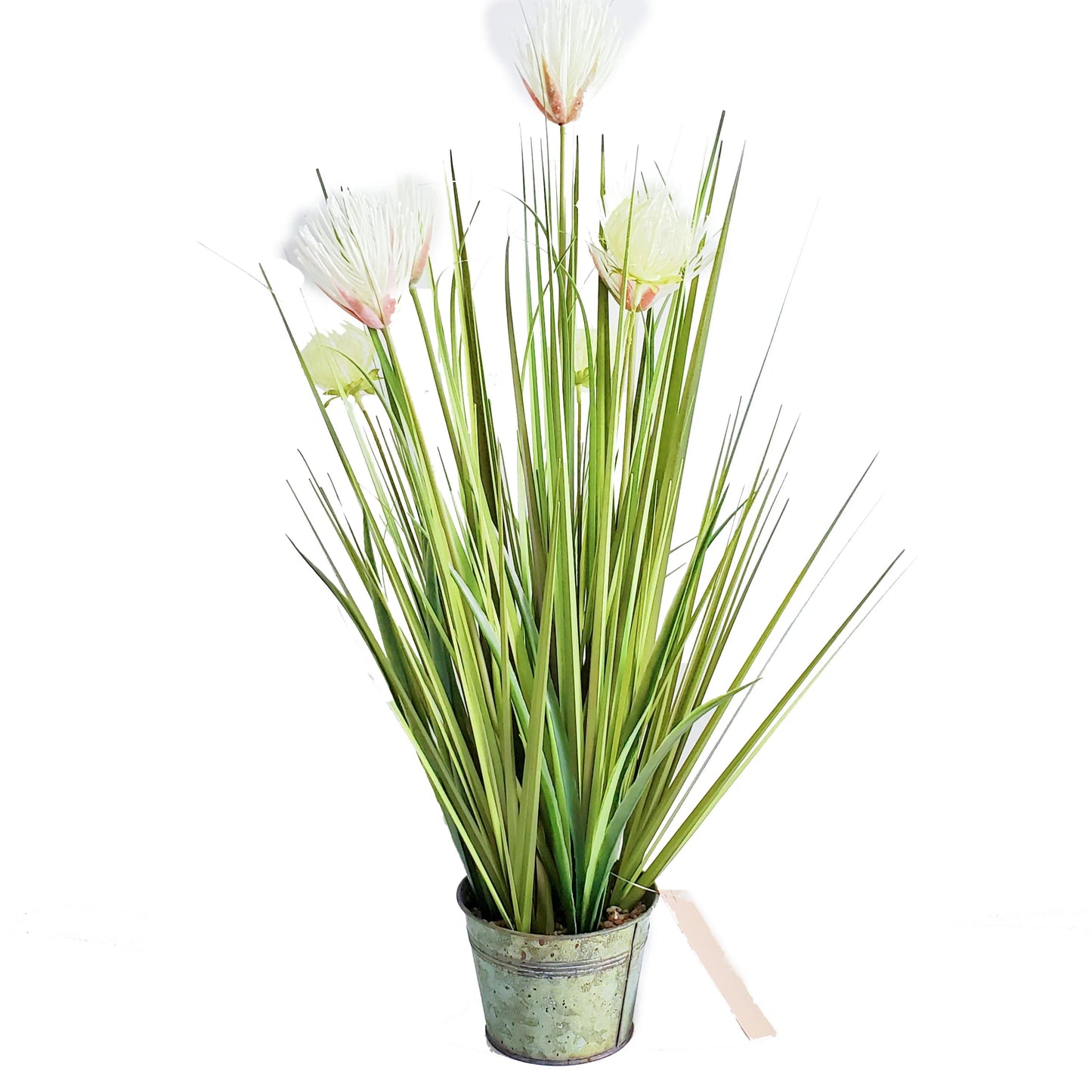 Tall Artificial Setaria Grass in Pot Simulation of Dried Flowers Faux Green PVC Plants Setaria Blume Dogtail Grass Yooly Plant - YLS0032