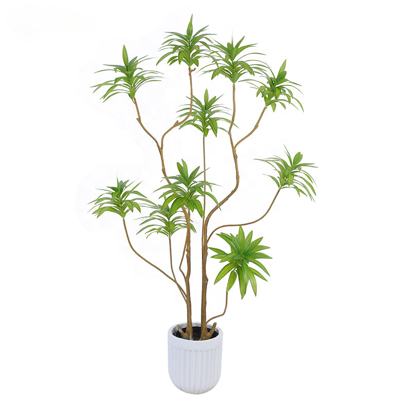 Professional Synthetic Multi Sized Artificial Bonsai Tree Dracaena Plant Artificial Dracaena Reflexa Yooly Plants - YL025023